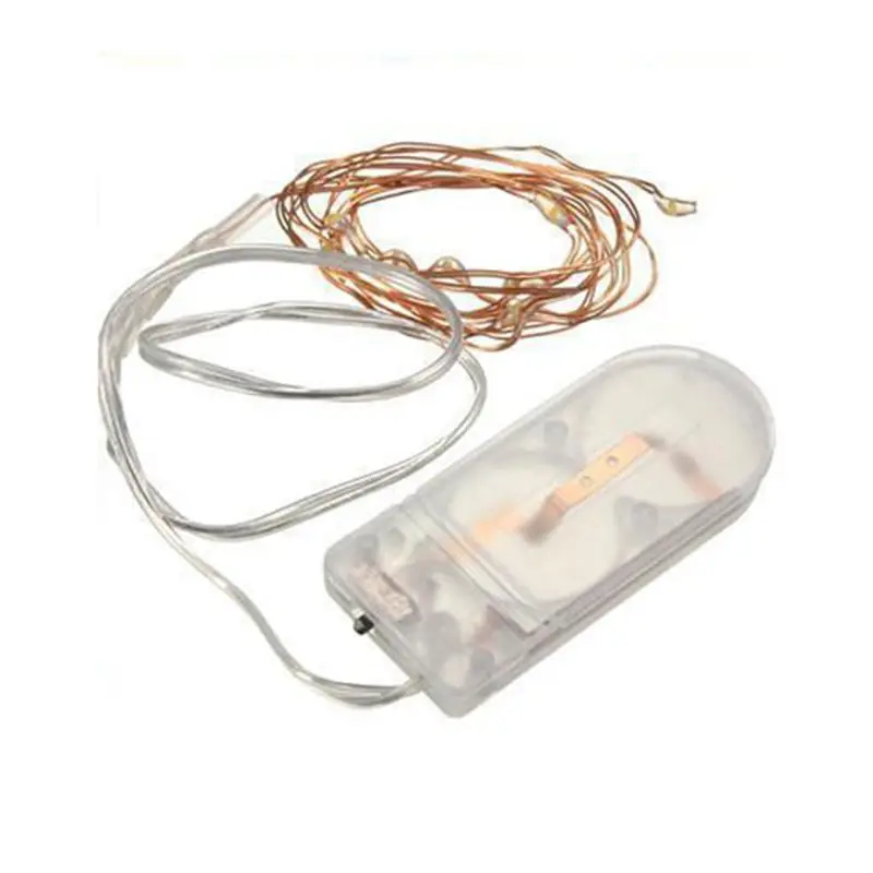 1 м на батарейках струнный Сказочный светильник 10 светодиодный вечерние