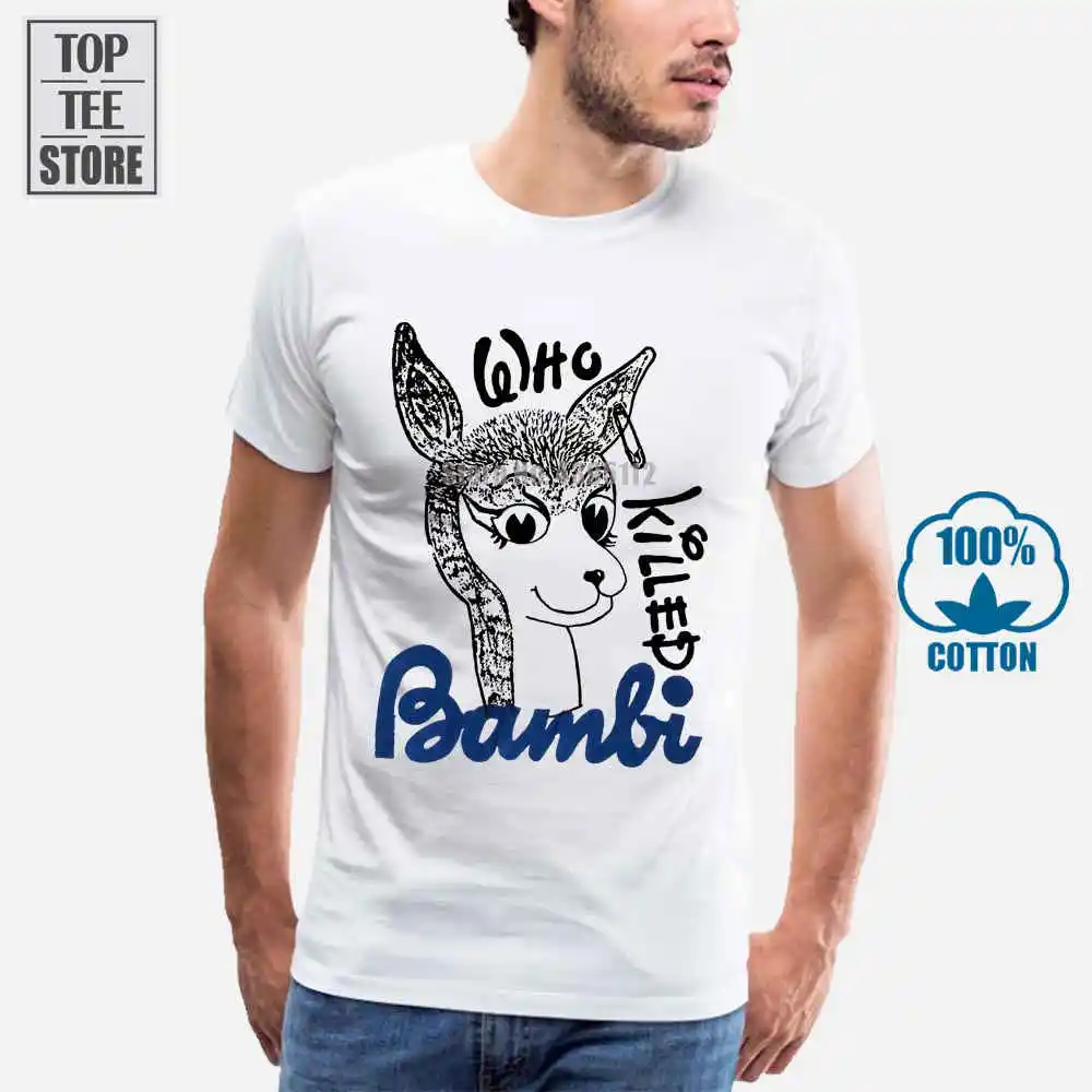 Seditionaries Who Killed Bambi Винтажная футболка в стиле панк рок н ролл свободная брендовая