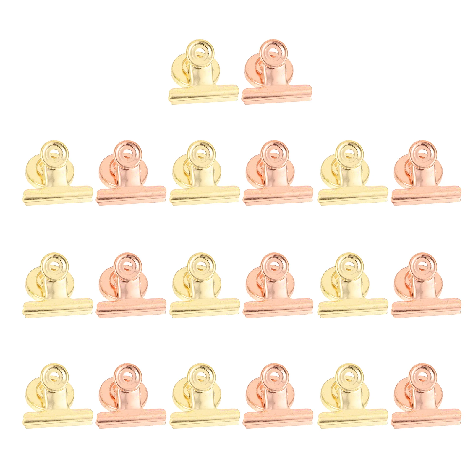 

20Pcs Refrigerator Clips Magnetic Clips Magnetic Memo Clips (Assorted Color)