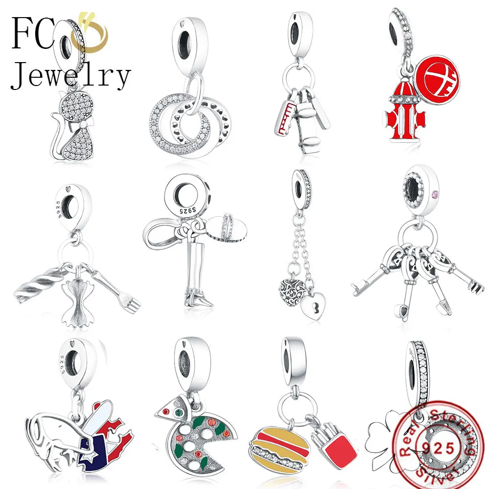 FC ювелирные изделия подходят к оригиналу Pandora очаровательный браслет 925 пробы