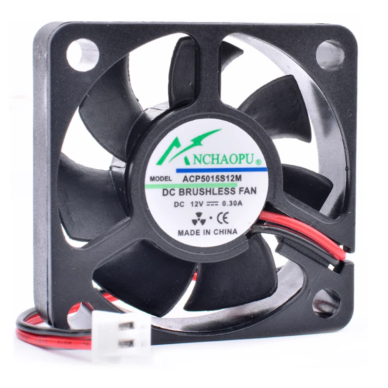 Новый оригинальный вентилятор ANCHAOPU ACP5015S12M 5 см 5015 50 мм 50x50x15 12 в а|Кулеры и системы