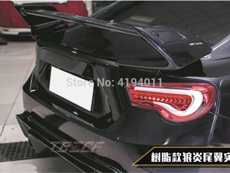 Стайлинг автомобиля FRP стекловолокно + углеродное волокно Неокрашенный задний