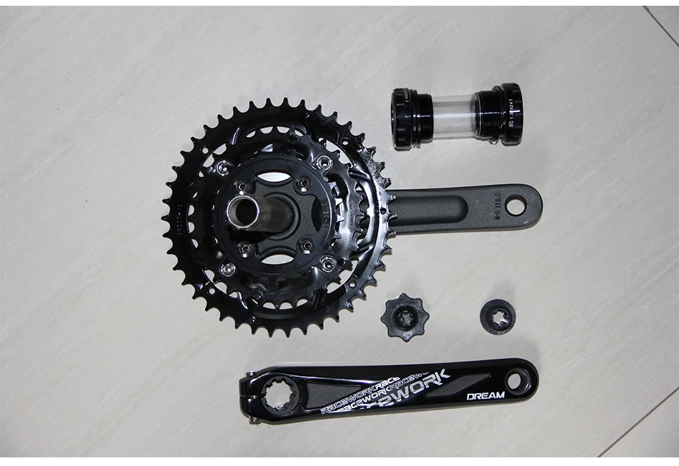 RACEWORK mtb Запчасти для велосипеда шатун mtb шатун для горного велосипеда шатун mtb carbono углеродистая сталь 170 42 т цепь колеса содержит ось