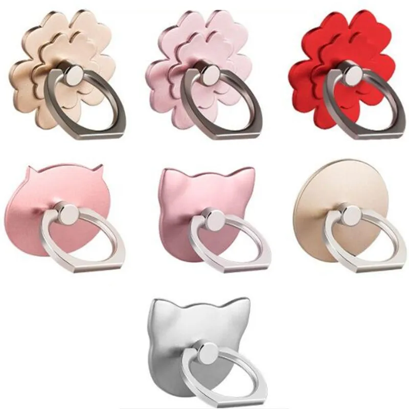 360 градусов цветок свинья палец кольцо смартфон Стенд держатель Мобильный