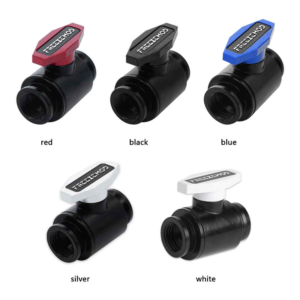 Новый компьютер FREEZEMOD фитинг для водяного охладителя ПК дренажный клапан двойные