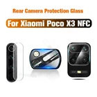 Защитное стекло для камеры Xiaomi Poco X3, M3, f2 Pro, Redmi Note 9, 10, 11 Pro, 8 pro, 9s, 9t, 8t, 9A, 9C, 2 шт.