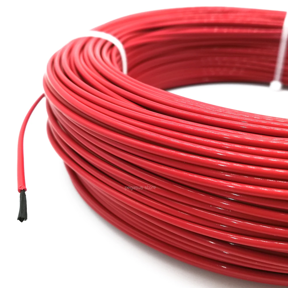 Многоцелевой нагревательный кабель 20 м 17 Ом 24k PTFE из углеродного волокна 5 В-240 В