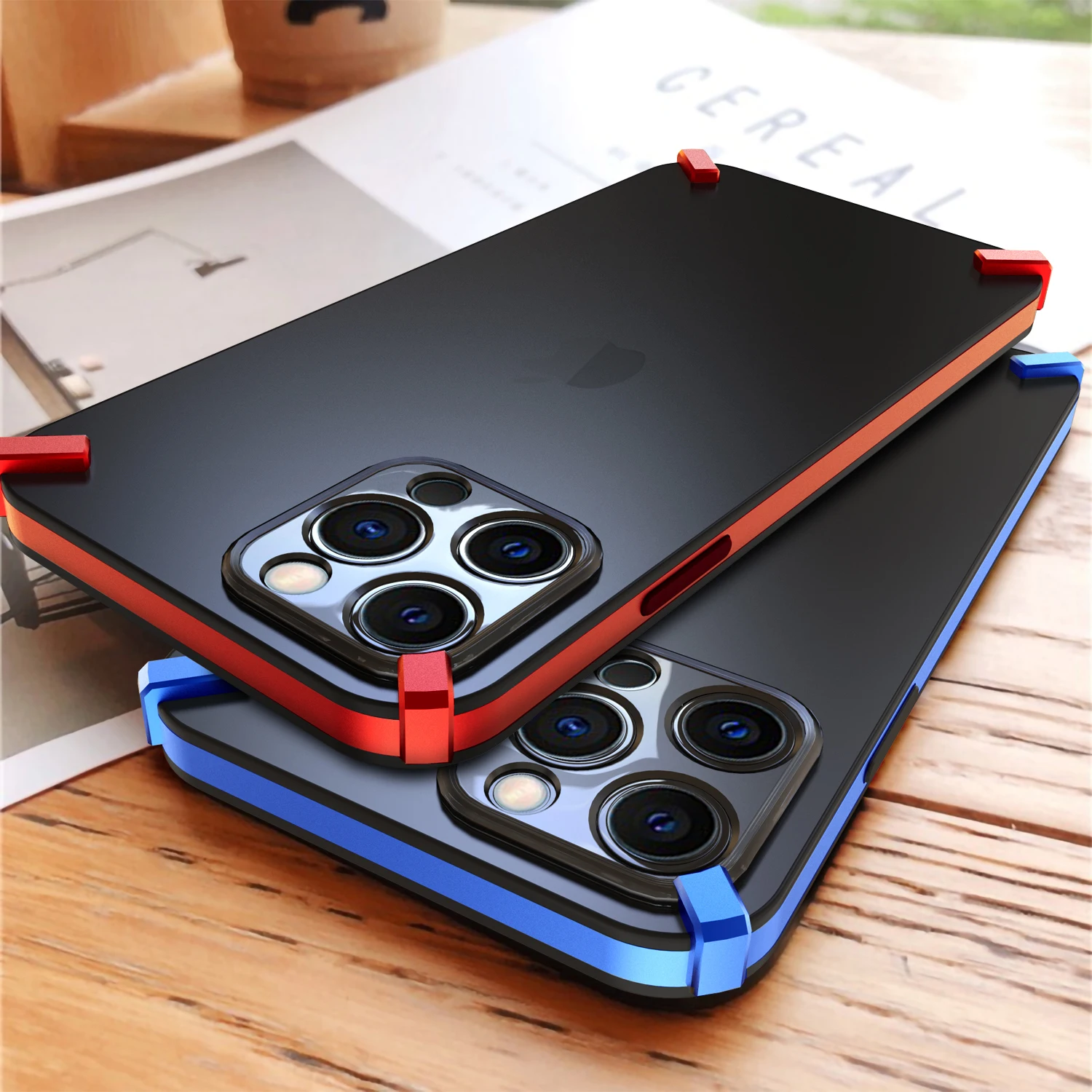 

the new case 2021 for iPhone11pro max Case 360 Full Protection With Glass Hard 3 in 1 Matte Cover