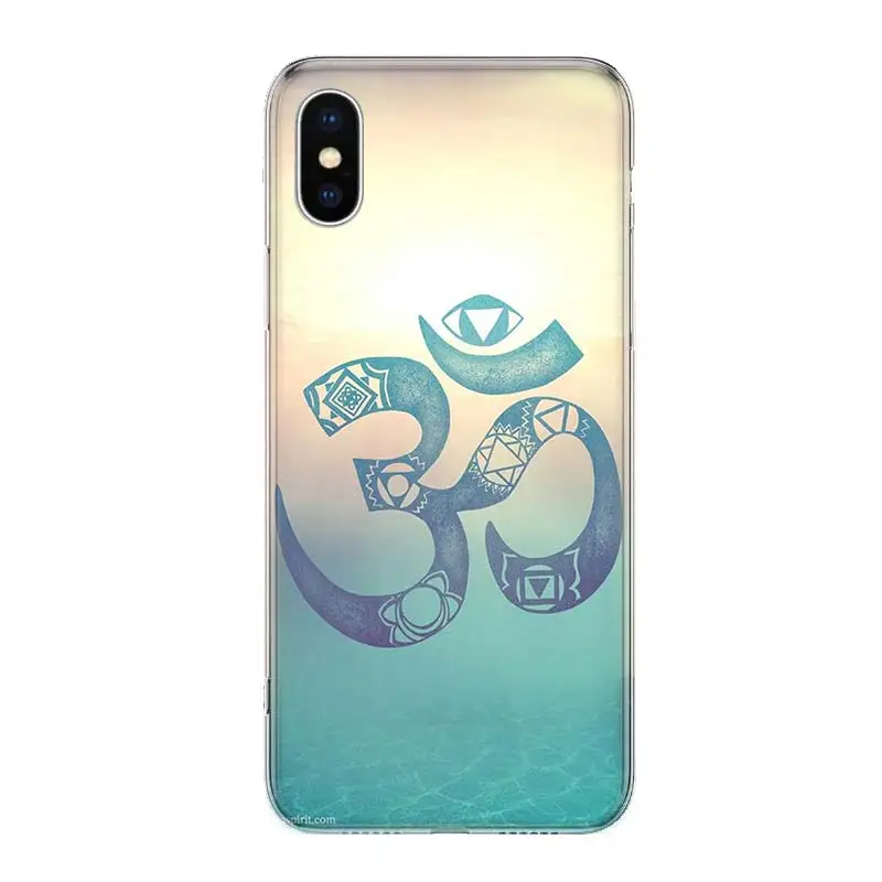 Чехол для телефона мандалы чакры йоги iPhone 11 5 5s SE 6 6s 7 8 Plus X XS XR Pro Max Мягкий