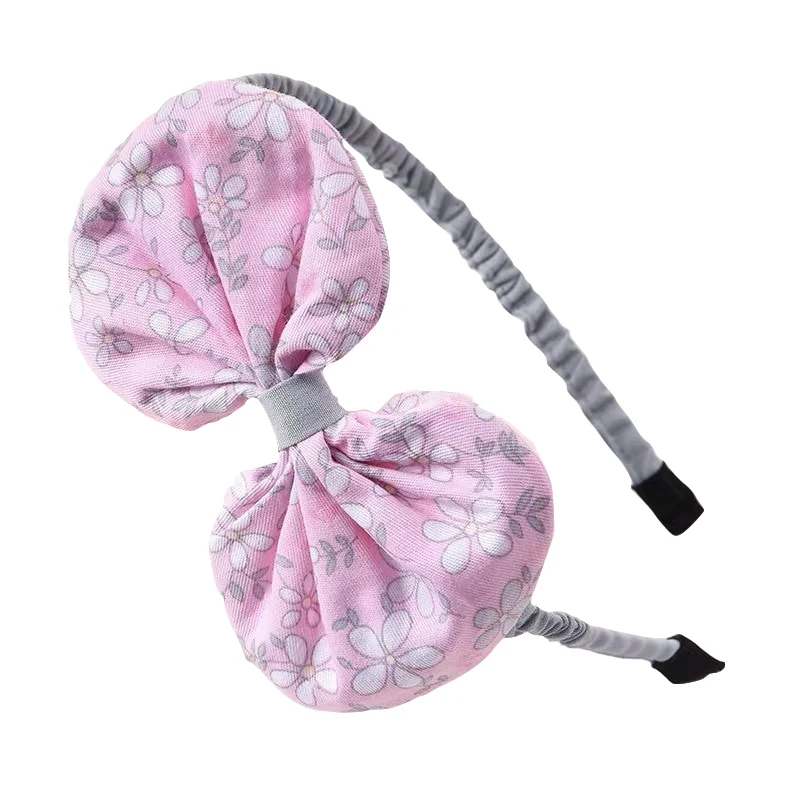 Flower Hair Hoop M MISM, имитация жемчуга, милый галстук-бабочка, аксессуары для волос для девочек, модный современный стиль, повязка для волос, милые обручи для волос, повязки на голову - Цвет: Flower Hair Hoop