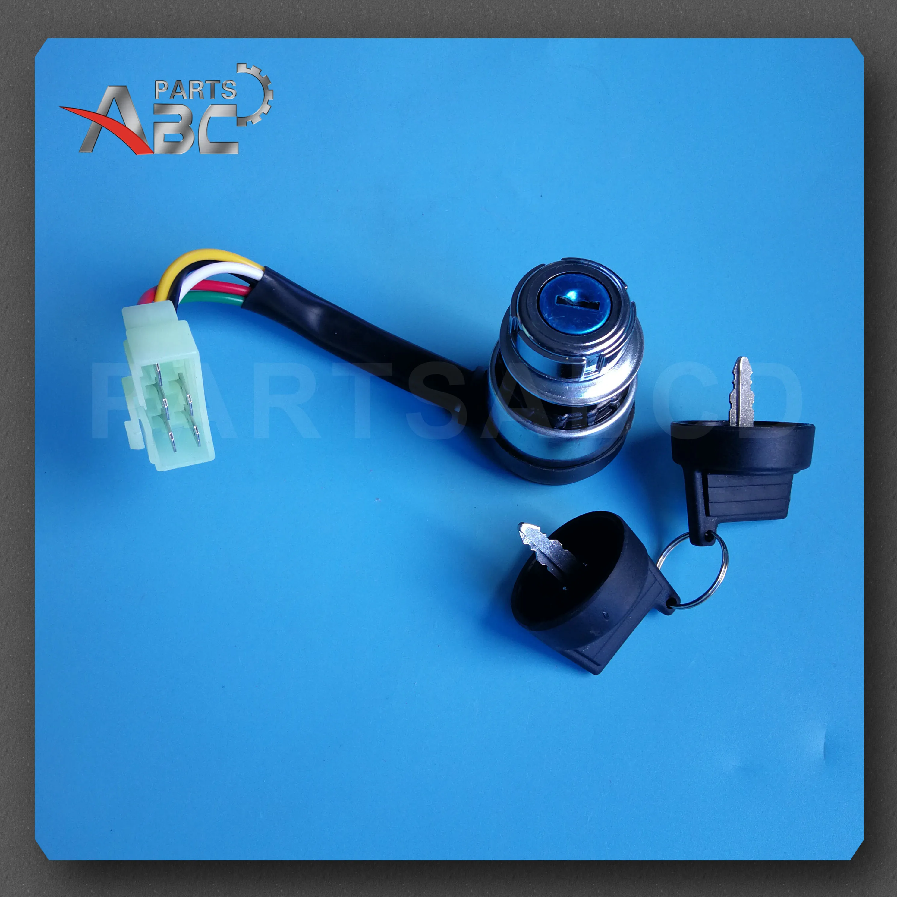 5 проводов Электрический переключатель зажигания 2 ключа для 50-250cc мотоцикла