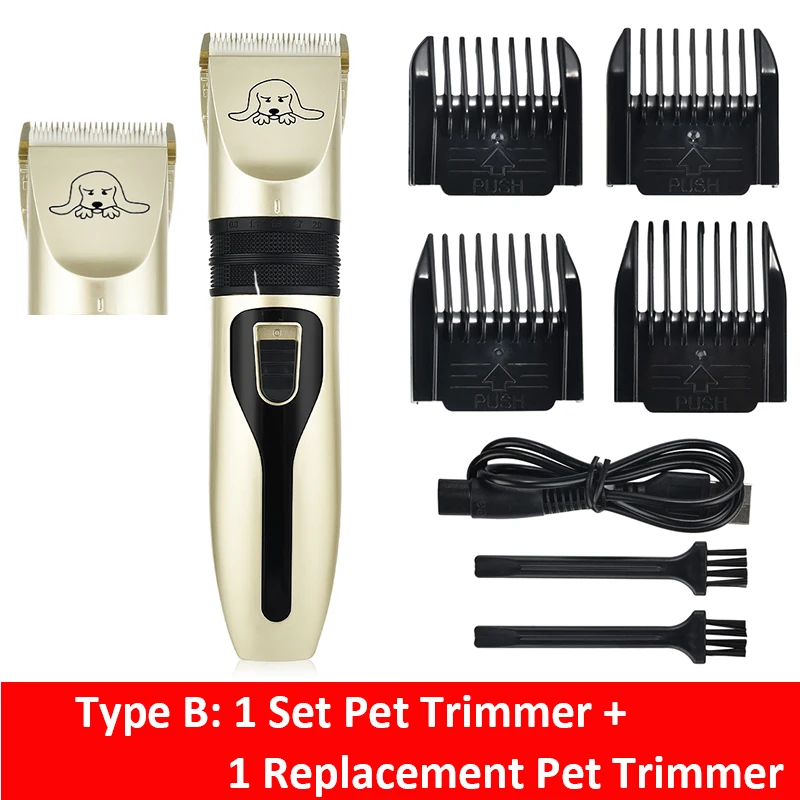 

USB Electrical Pet Hair Clipper Remover Professional Pet Dog Hair Trimmer Cutter Grooming Pets Haircut Machine