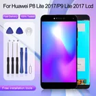 Дисплей Catteny P8 Lite 2017 для Huawei P9 Lite 2017, ЖК-дисплей с сенсорным дигитайзером в сборе для Honor 8 Lite, экран с рамкой