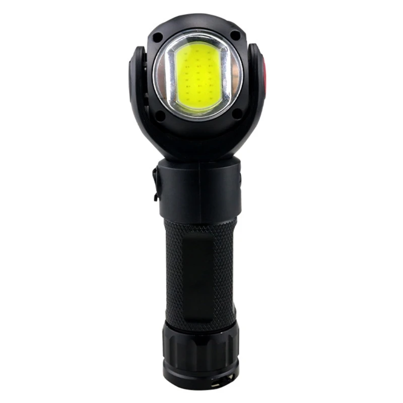 저렴한 다기능 360 ° 회전 COB 작업 조명 토치 충전식 LED 손전등 작업 자동차 검사 램프 방수