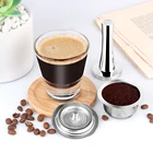 230 мл Улучшенная нержавеющая капсула для кофе Vertuo для Nespresso Vertuoline GCA1 и Delonghi ENV135 с алюминиевыми крышками Vip Link