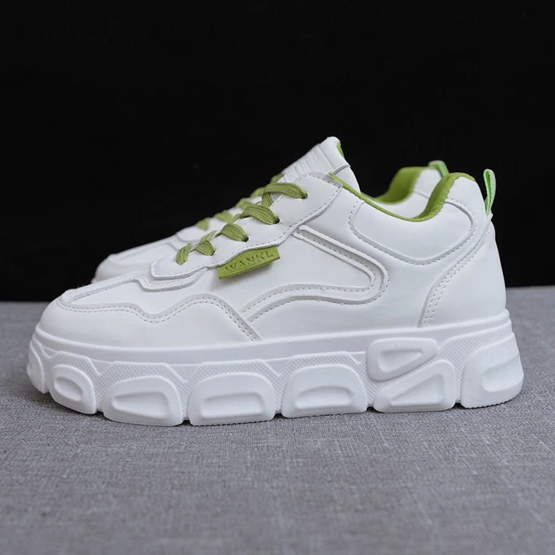 Кроссовки женские из дышащего сетчатого материала плоская подошва для ходьбы