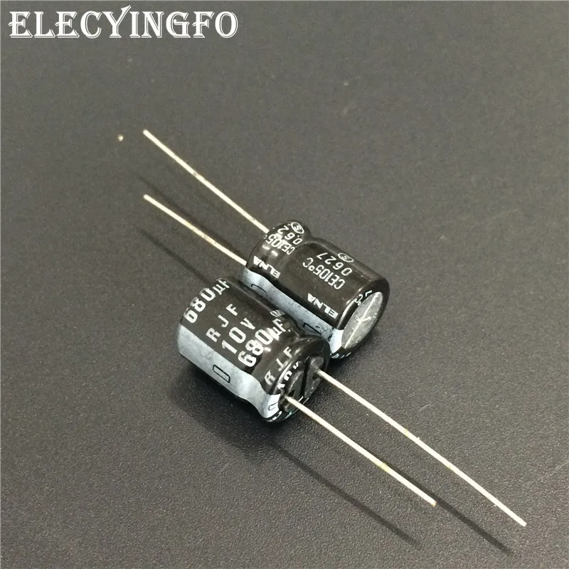 50 шт. 680 мкФ 10V680UF ELNA Япония RJF серии 10x12 5 мм супер низкое сопротивление высокая