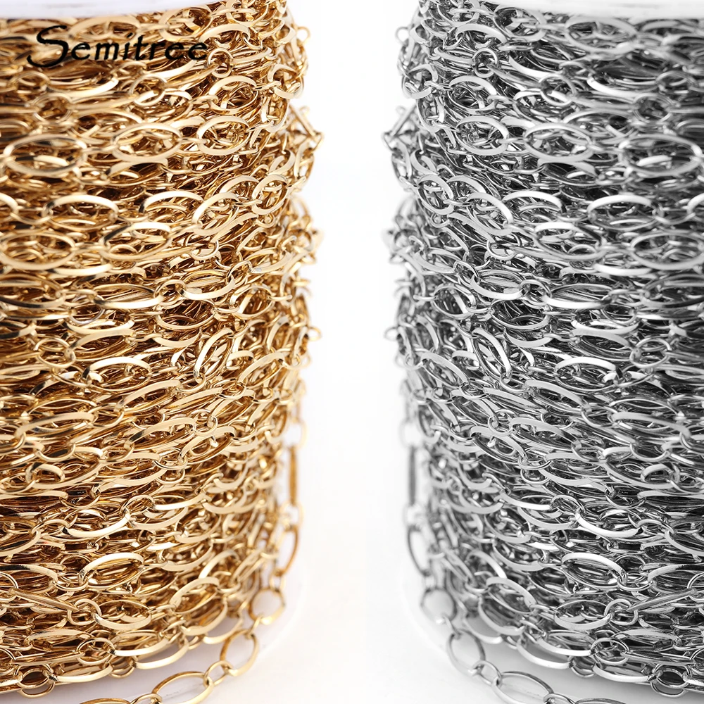 Полукруглые цепочки из нержавеющей стали 304 без никеля 1 метр фурнитура для