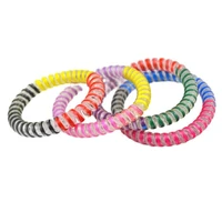 100pcslot telephone cord women headwear elastic rubber bands girls gum ponytail holders hair accessories 5cm