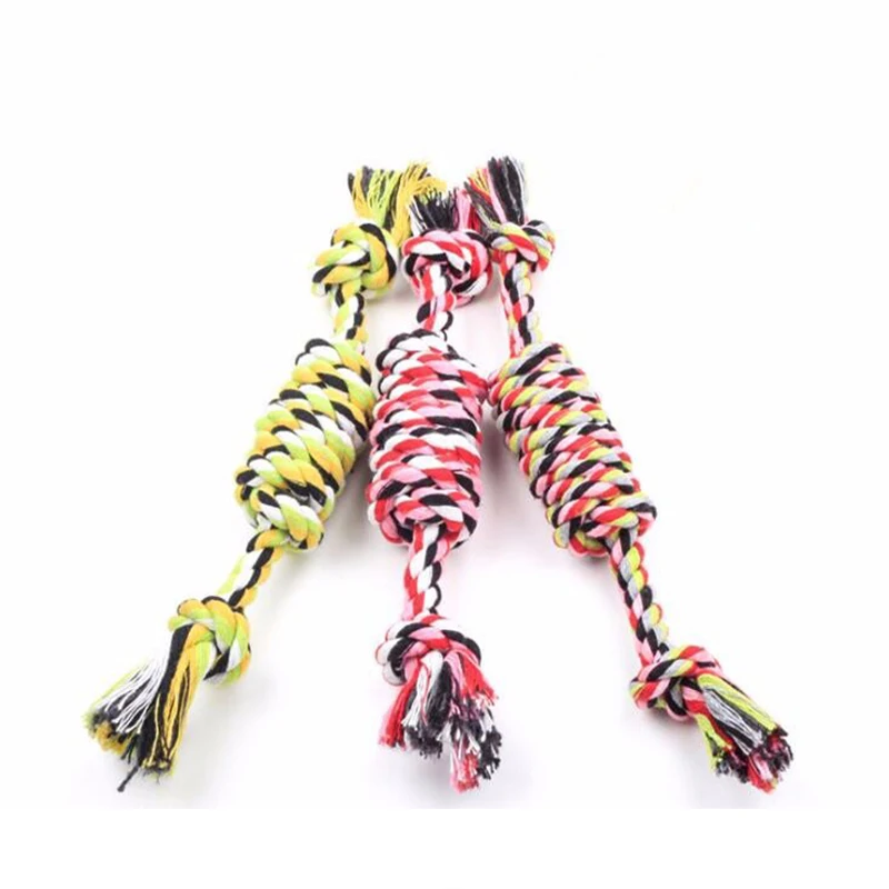 Pet конфеты хлопчатобумажная пряжа из канатной нити игрушки собака хлопковая