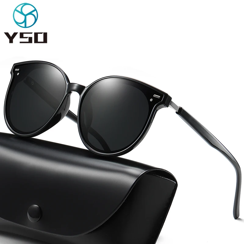 Модные солнцезащитные очки YSO кошачий глаз для женщин и мужчин поляризационные с