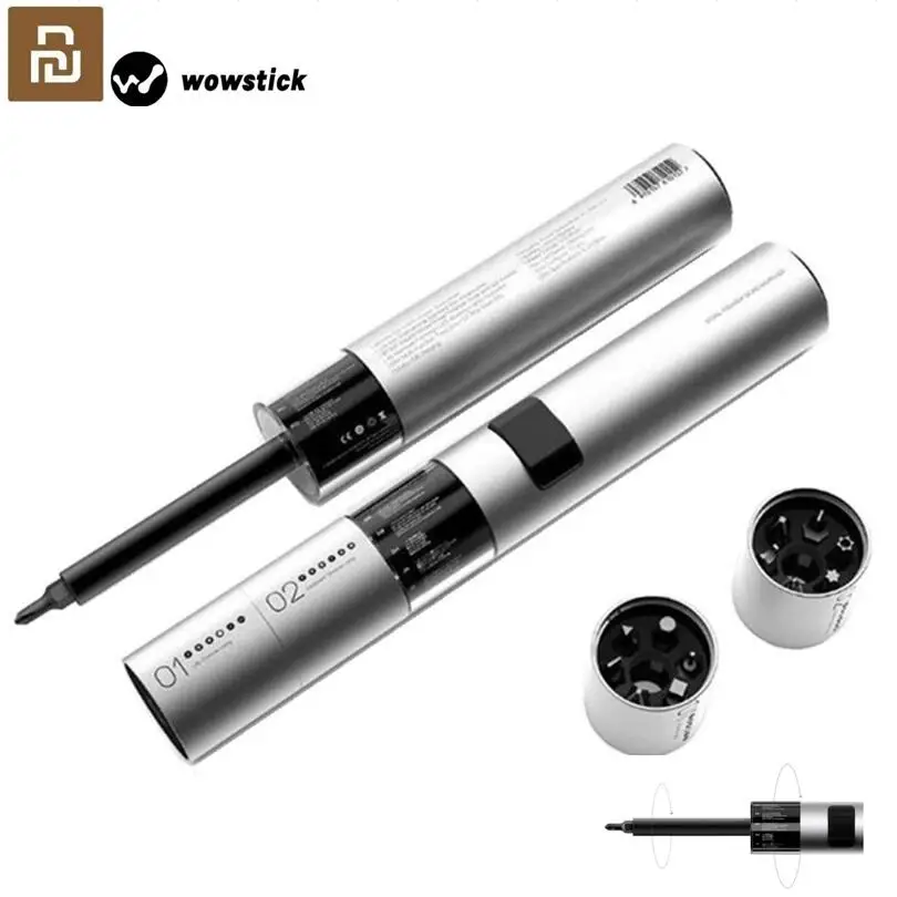 

2020 New WOWSTICK Screw driver SD 36 Bits 3LED Lithium Battery Rechargeable Screwdriver Kit Magnetic Suction One Button Design