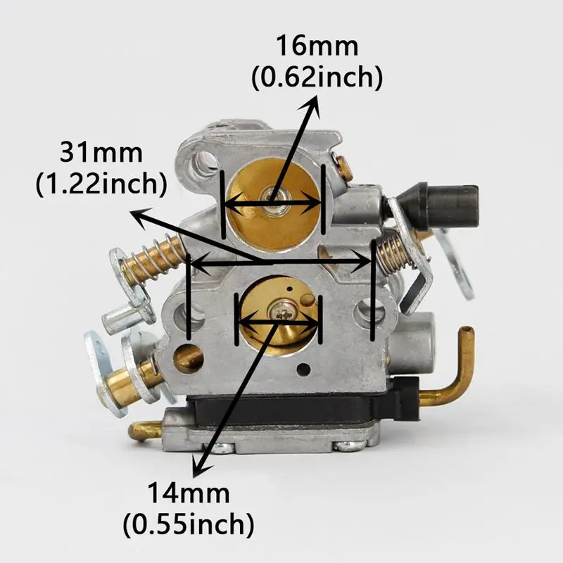 Карбюратор для бензопилы Husqvarna 235 240 235E 236 236E 240E 574719402 545072601 с винтовым инструментом