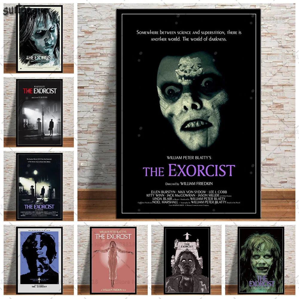 The Exorcist популярный классический ужас искусство стен холст живопись постеры