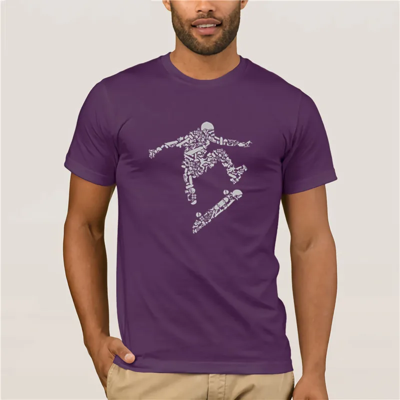 

Printed T shirt crew neck short sleeve casual Skater template Cotton fashion 2021 trend fashion summer T shirt