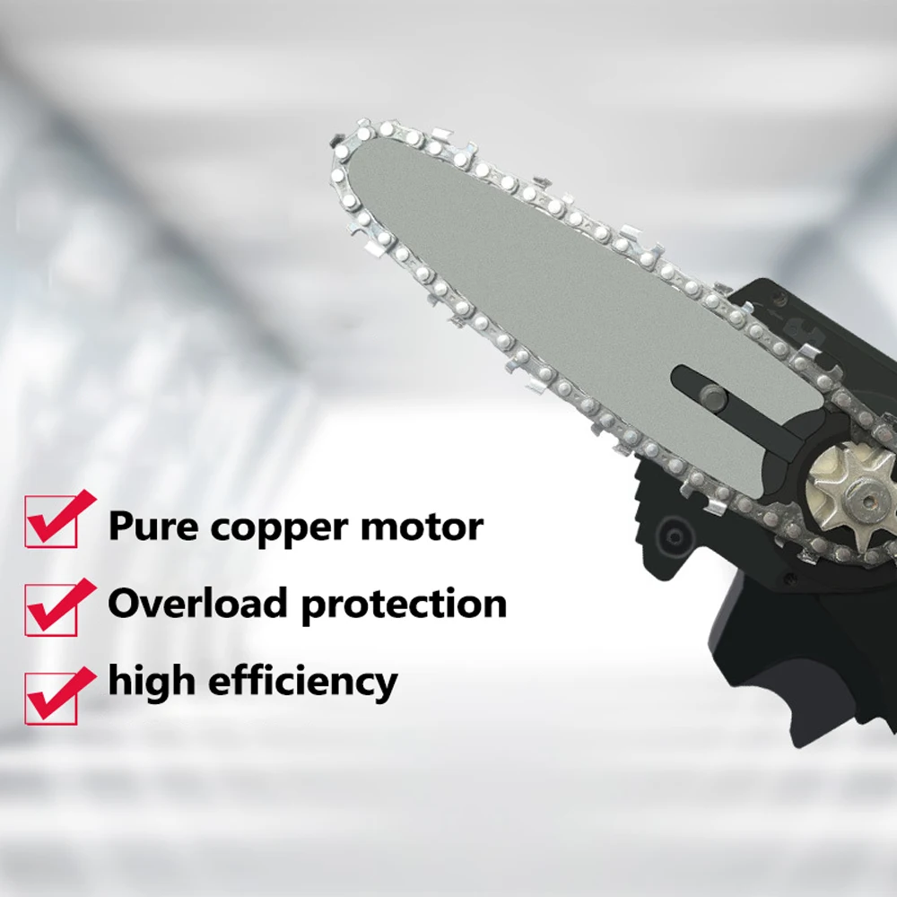 

24V Lithium Battery Electric Pruning Saw Rechargeable Small Electric Saws Woodworking One-handed Electric Saw Garden Logging