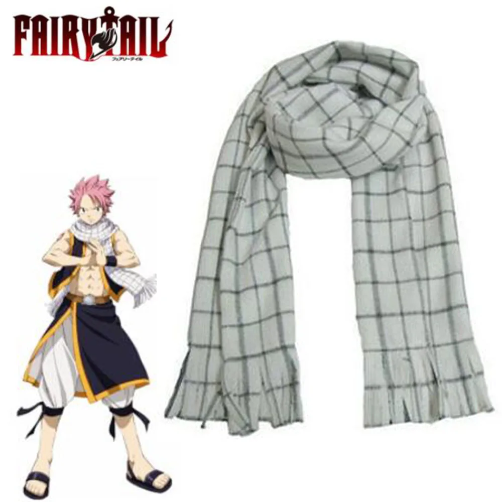 Аниме Сказочный хвост насу драгнеель шарф Косплей Костюм шарфы шейный платок