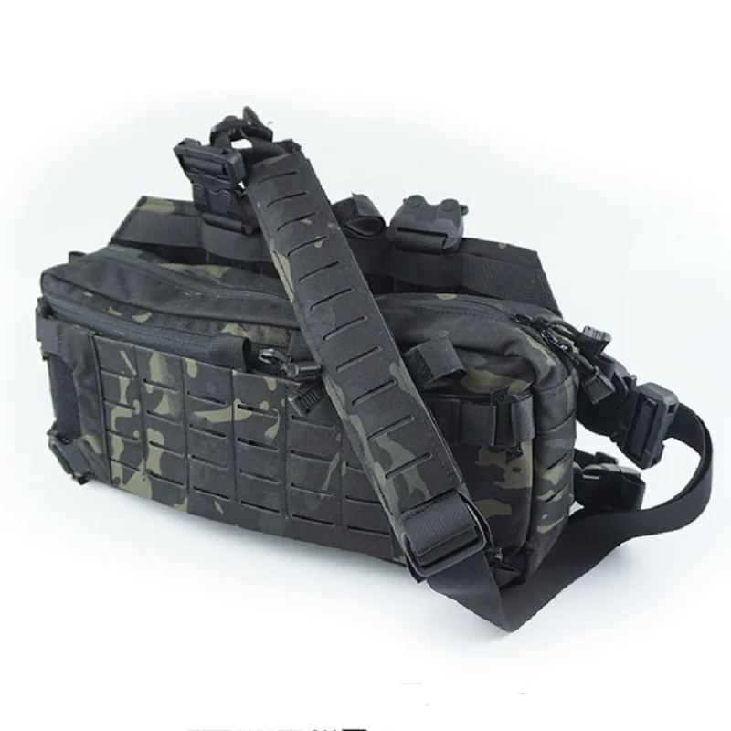 Tactical 001 Original 421x Multifunctional Nylon Fabric Diagonal Bag Trend Satchel Can Be Double Chest Hanging Can Be Double Sho