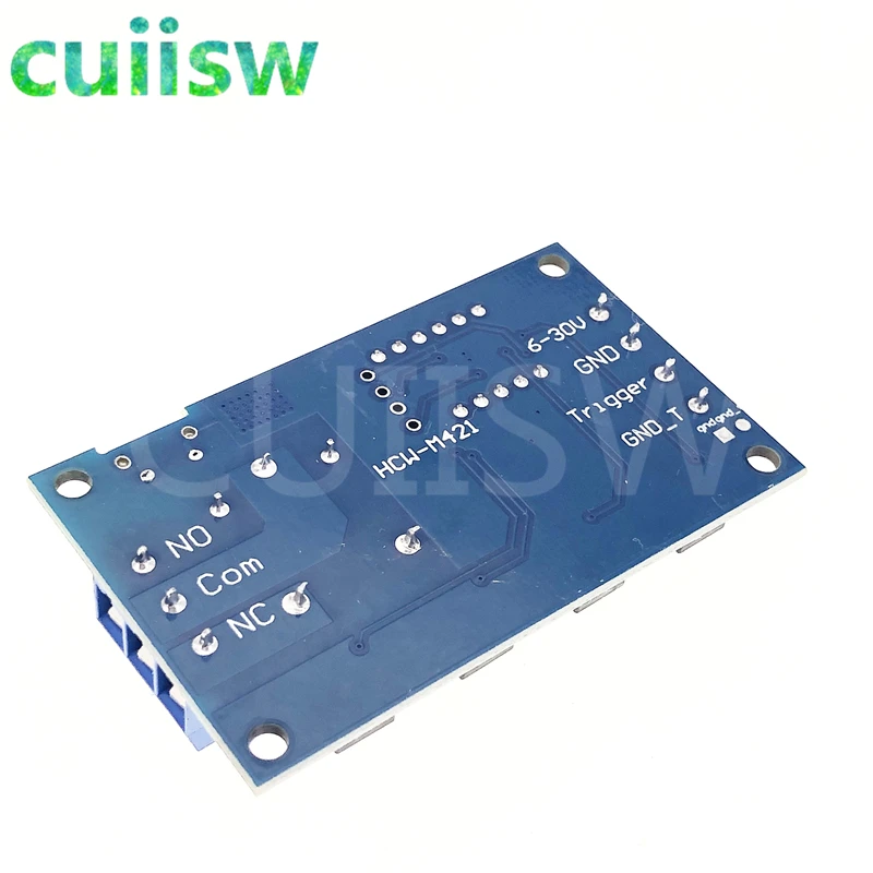 Цифровое реле задержки времени со светодиодный Ной подсветильник кой 5 В 12 24