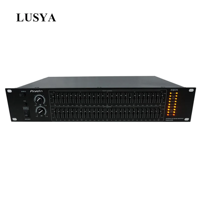 Lusya 50 Road Preamp Bluetooth эквалайзер стерео Эквалайзер EQ Профессиональный эквалайзер с спектром для усилителя T0886