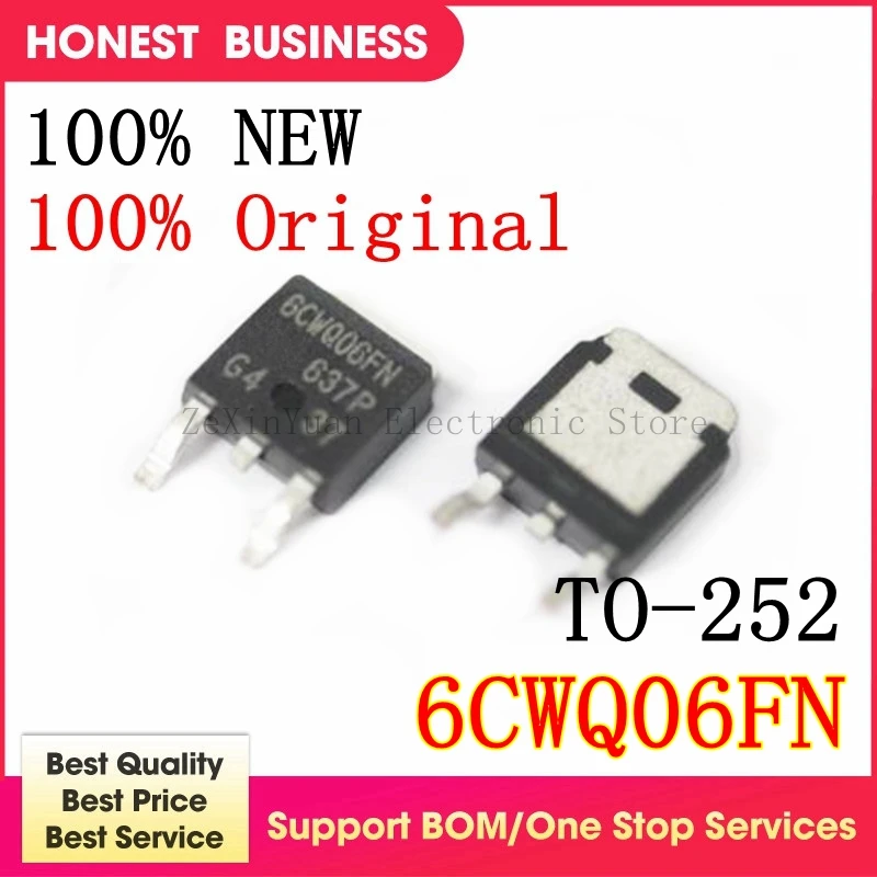 

Новый 20 шт./лот 6CWQ06FN 6CWQ06 7A 60V TO-252 IC 100% оригинал