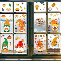 new easter christmas window electrostatic painting glass doors and windows holiday decoration sticker