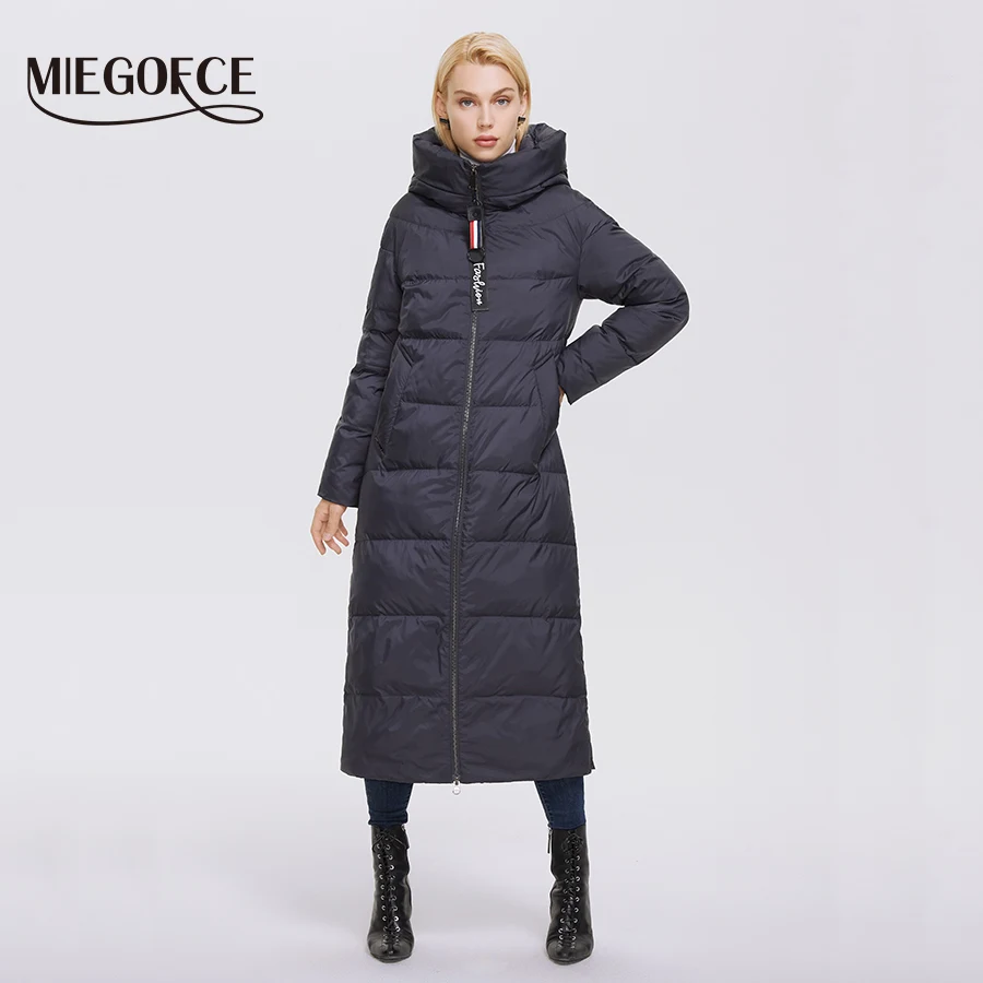 MIEGOFCE 2022 новая коллекция зимнее женское пальто супер длинная теплая и