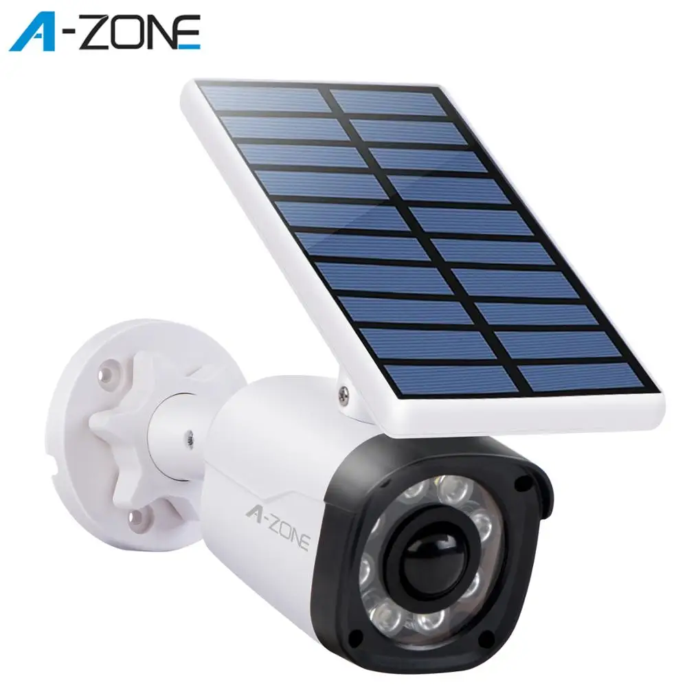 A ZONE наружная поддельная CCTV Камера Безопасности Солнечный СВЕТОДИОДНЫЙ