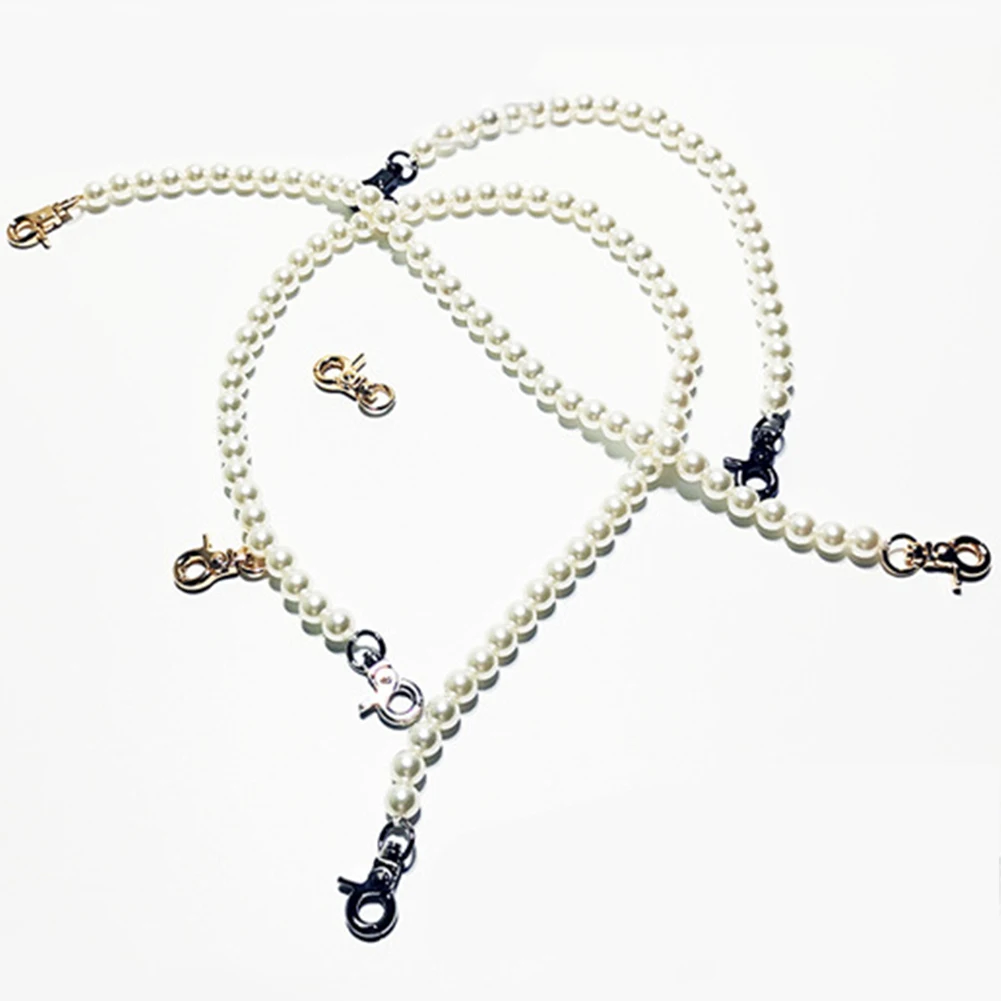 Новый бренд женский ремешок с жемчугом для сумок аксессуары кошельки ремни ручки