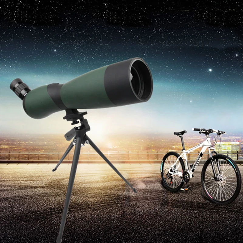 HD Zoom Telescope 20-60X60/25-75x70mm Spotting Scope Multi-Coated Optics Monocular W/Table Tripod Bird Watching | Спорт и