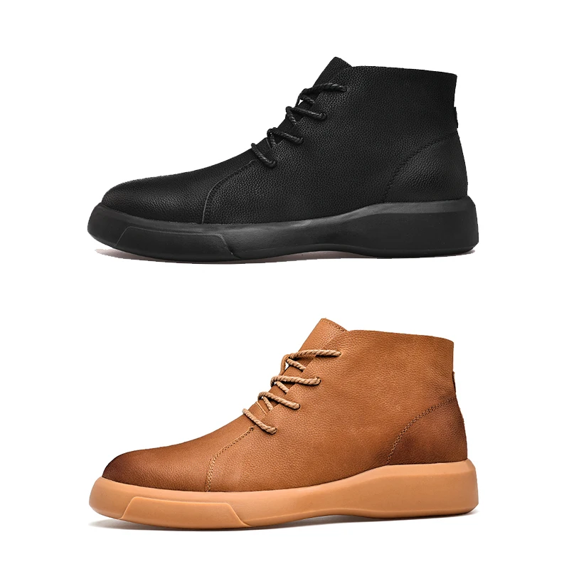 MARSON/повседневные ботинки на плоской подошве для пар Короткие ботильоны Удобные