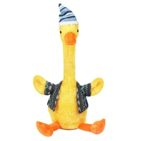 dancing duck toy with light glow musical baby toys singing 10 musical songs repeats what you say for baby toddle christmas gift