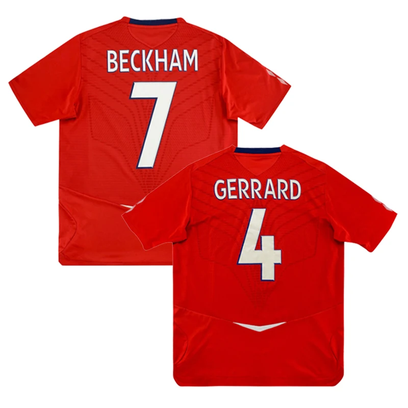 

2008 vintage Beckham, Gerard Vintage Clasico Ingoltra, Jerseis Camisetta, Personalizar Triloney, Lampard, Ferdinand