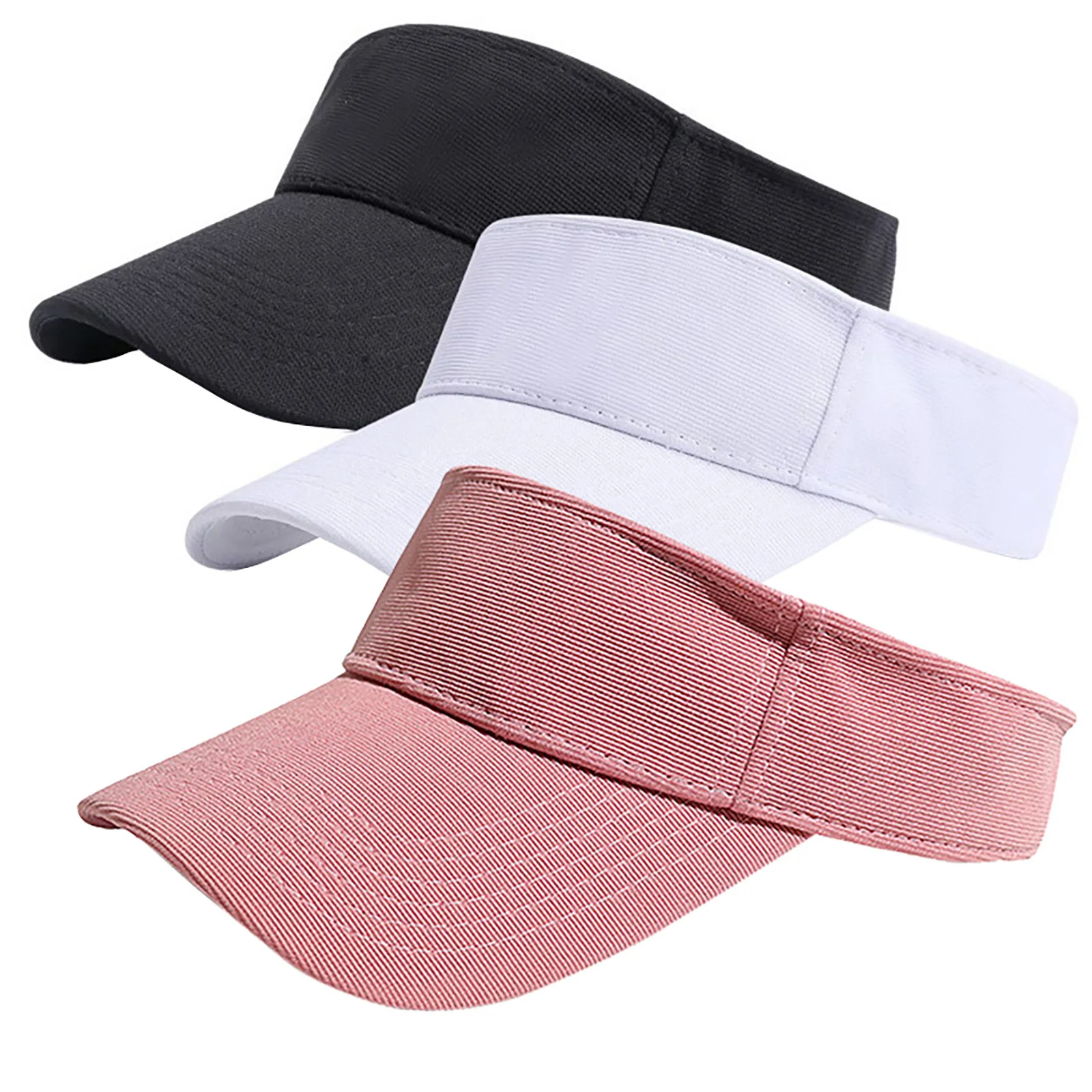 

Spring Summer Sports Sun Hats Women Men Cap Adjustable Visor UV Protection Top Empty Tennis Golf Running Sunscreen Cap