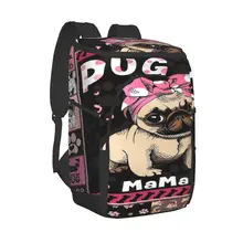 Picnic Cooler Backpack Pug Dog Collection Waterproof Thermo Bag Refrigerator Fresh Keeping Thermal Insulated Bag