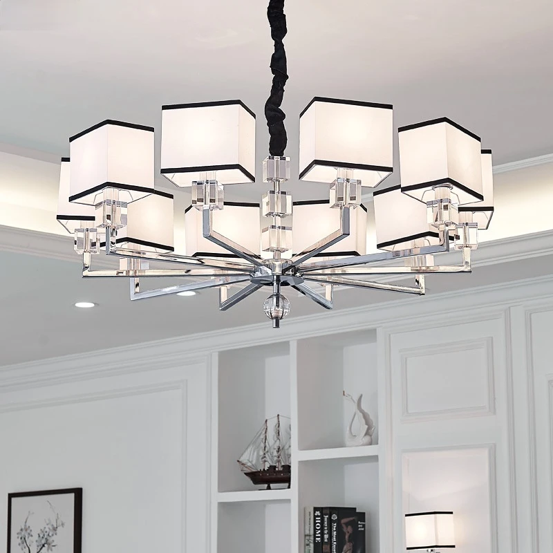 Европейские современные подвесные светильники E14 светодиодная люстра