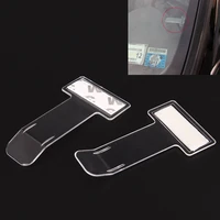 5pcslot car vehicle parking ticket permit holder clip sticker windscreen fastener stickers kit car accessories