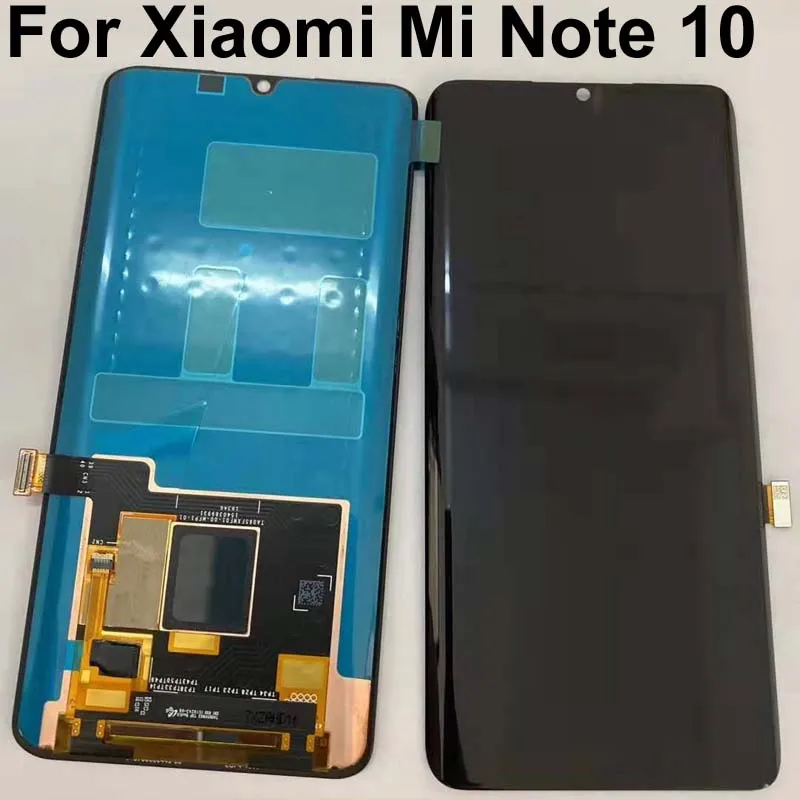 6 47 новый оригинальный Super Amoled для Xiaomi MI Note 10 /MI note Lite ЖК дисплей Edge экран + сенсорный