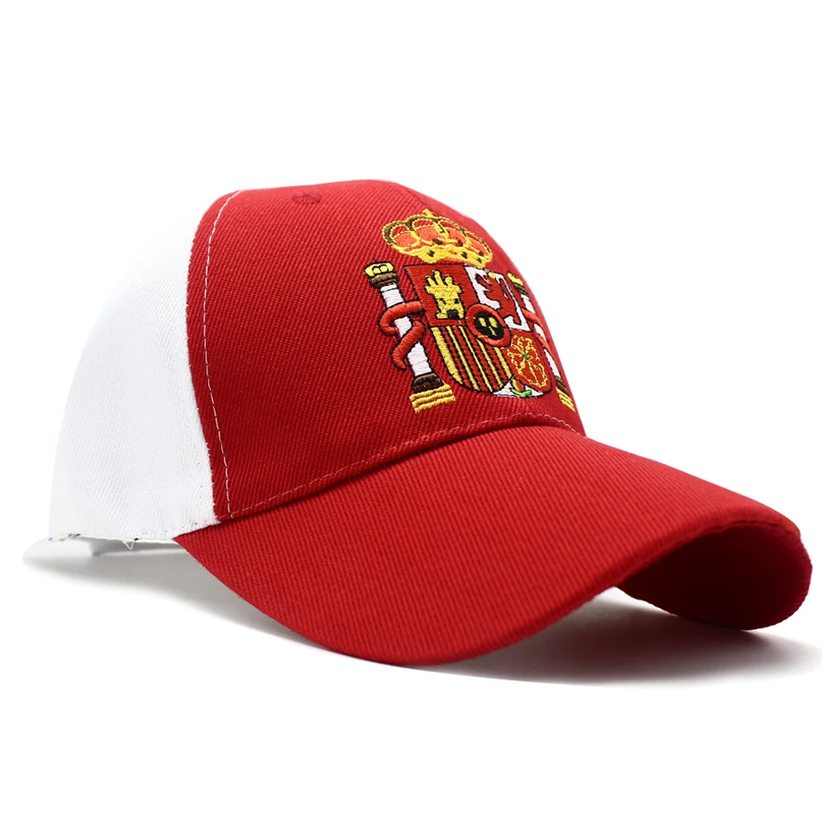 LIBERWOOD Brand hat Spain Espana Country Flag Baseball Cap Hats men female casual Sport Adjustable Cap Embroidered Spanish Gift