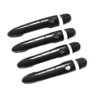 Аксессуары для renault scenic 2 ii MK2, крышка дверной ручки, накладки на ручки, пластиковые, имитация углеродного волокна